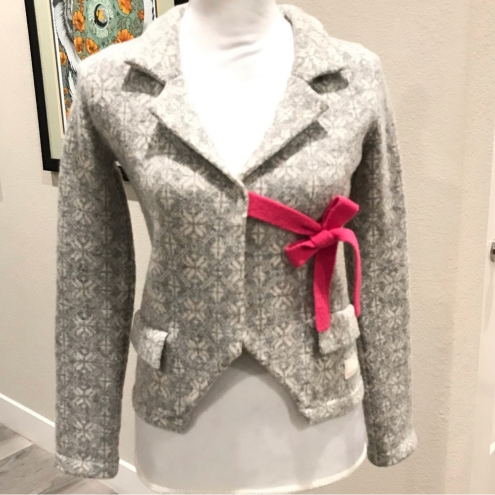 Odd Molly Cardigan with pink bows X- Small